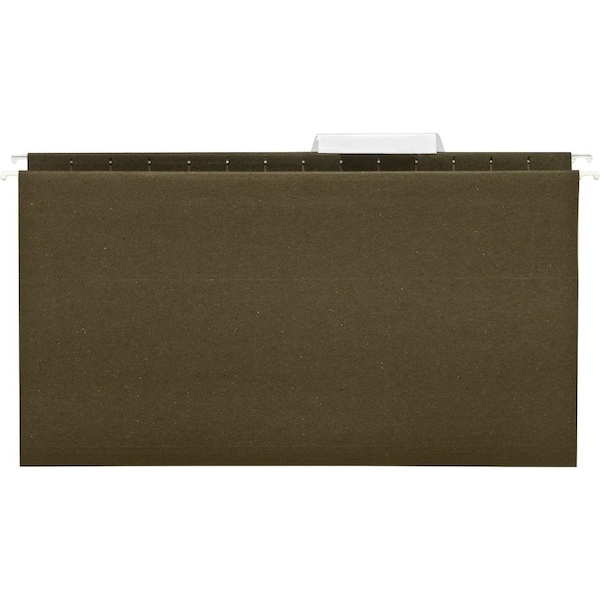 Business Source Hanging File Folders, Green, PK25 BSN43569 - main