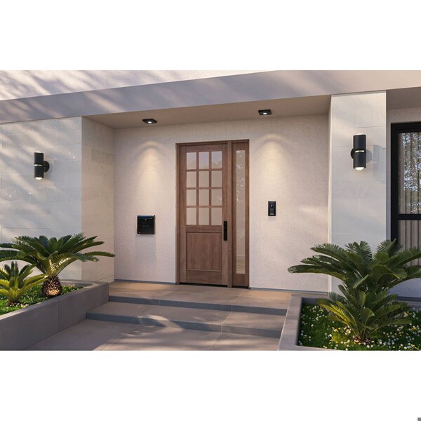 Doornmore G5012, 51.5" x 98" ( 36" Door + 12" Side) Left Hand, Mahogany SDL 12 Lite, 1/2 Lite Exterior Door G5012-SW-3696-G101-SL_1-1_LI - main