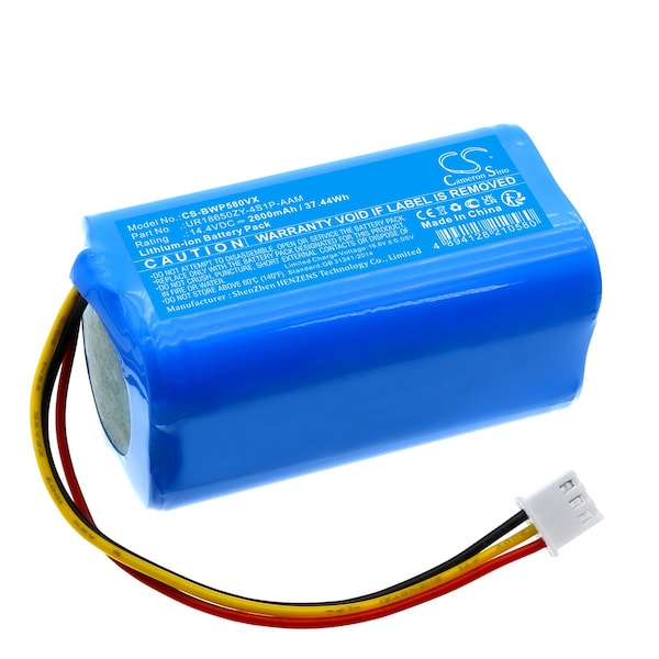 Ilc Replacement Vacuum Cleaner Battery, 14.4V, 2200mAh BOBSWEEP BOB PETHAIR PLUS BATTERY - main