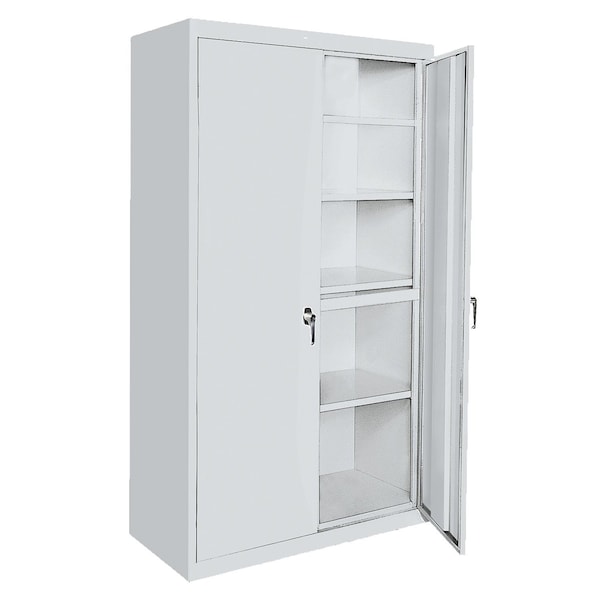Steel Cabinets Usa Adjustable Storage Cabinet, 72 in H, 36 in W, White, 5 Shelves AAH-36RB-W - main