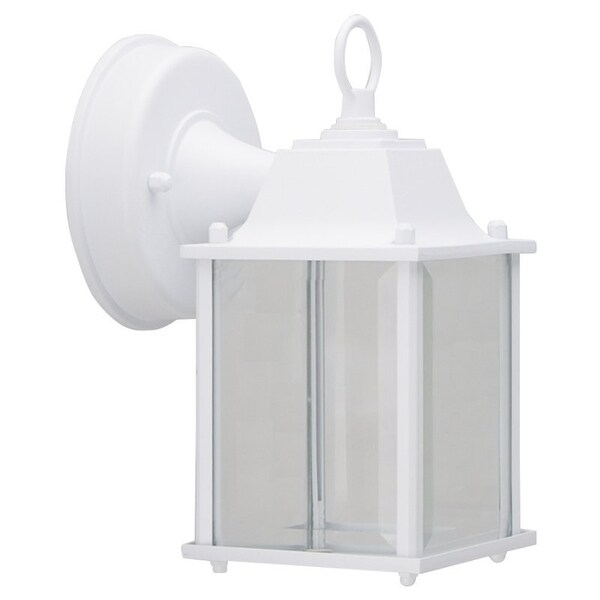 Soundbest Int Sourcing Boston Harbor Outdoor Wall Lantern, 120 V, 6.65 W, LED Lamp, 320 Lumens, 3000 K Color Temp 0038-WD-WH - main