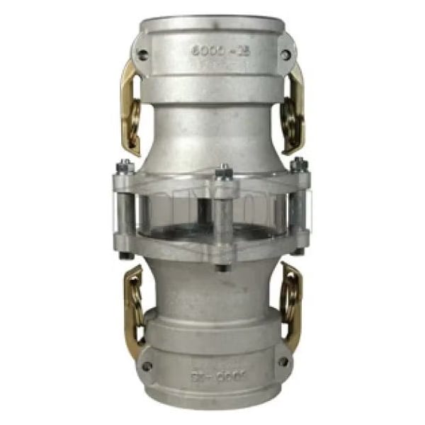 Dixon In-Line Cam and Groove Sight Glass, 3 in Nominal, Coupler End Style, Aluminum, Domestic 3533CC - main