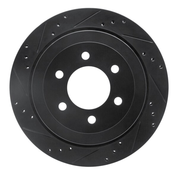 Dynamic Friction Co DFC Brake Rotor - Drilled and Slotted - Black 633-54205L - main