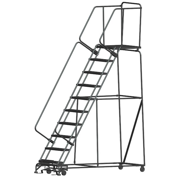 Ballymore Lockstep Rolling Ladder, Steel, 100 in.H 103228RSU - main