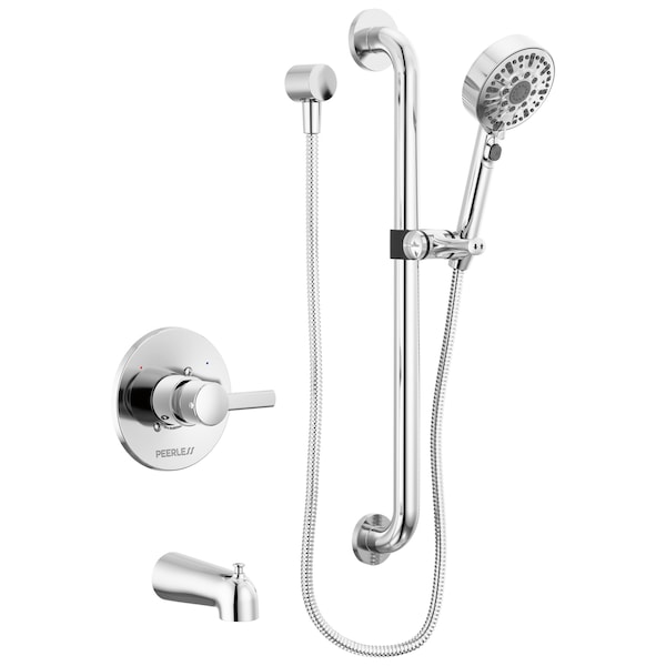 Peerless Precept Ada Tub And Hand Shower In Chrome PTT24147 - main