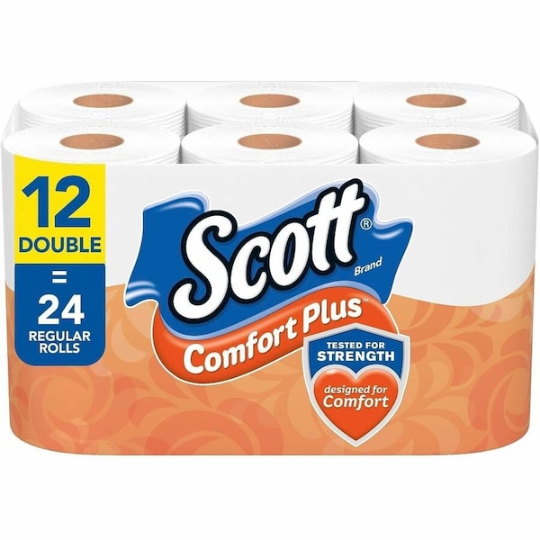 Scott Comfort Plus, Standard, 231 Sheets, White, 48 PK 47618 - main