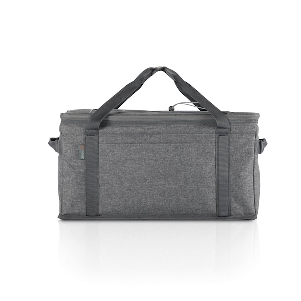 Picnic Time Family Of Brands 64 Can Collapsible Cooler, Heathered Gray 716-00-105-000-0 - main