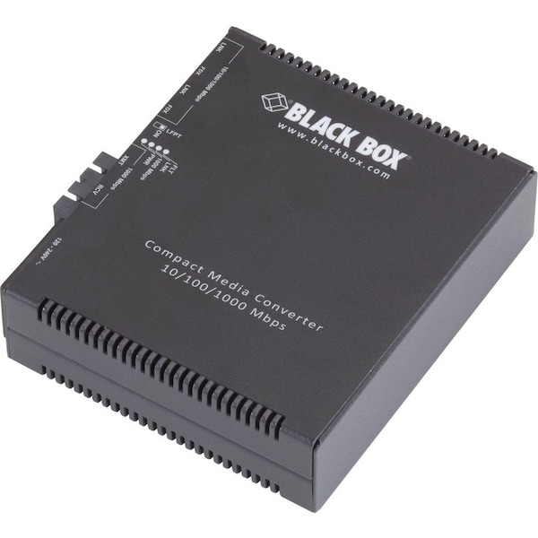 Black Box Black Box Media Converter, Ethernet to Multimode Fiber SC, 10/100/1000 Mbps LGC5151A - main