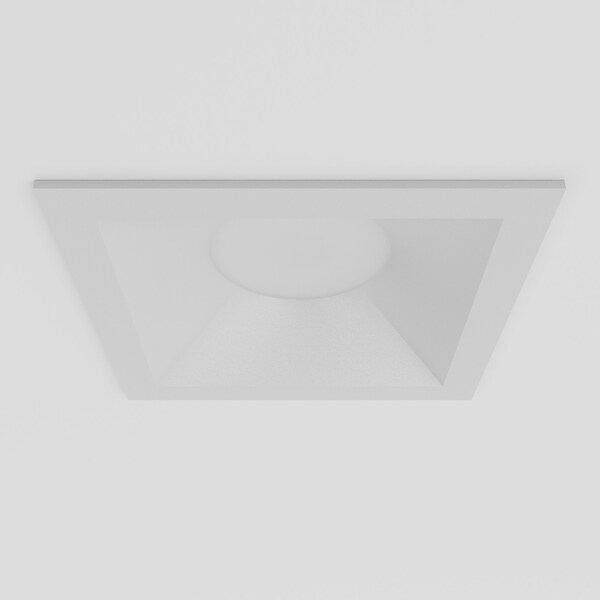 Vidalite Inspira 3in White Square Integrated LED Canless Recessed Lighting Kit, Selectable 5CCT, 12W, 1000LM CE1009415 - main