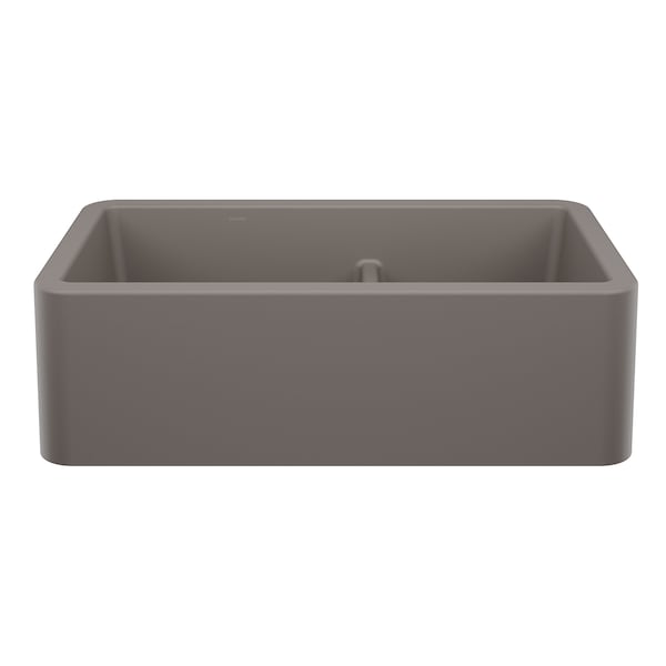 Blanco Ikon 33" Apron Low Divide, Volcano Grey 443115 - main