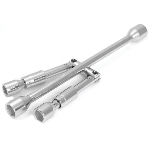 Performance Tool 4-Way Lug Wrench, SAE Metric, Collapsible, Storage W7 - main
