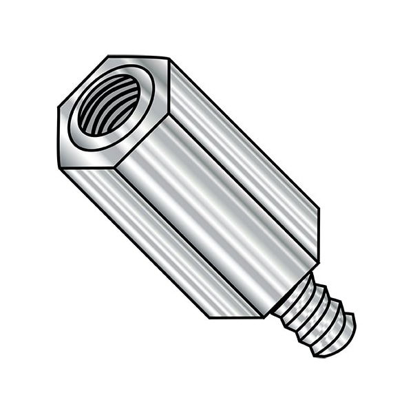 Zoro Select 10-32X1/2 No 1/2 Hex M-F Standoff Stainless