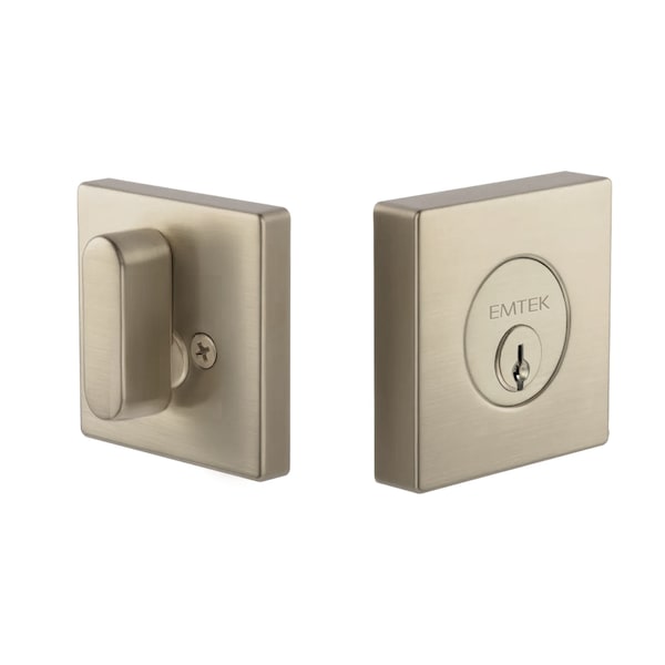 Emtek Residential Deadbolts Single Cylinder Satin Nickel EE2110SN - main