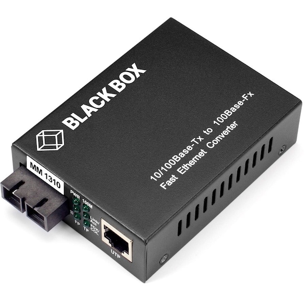 Black Box Black Box Media Converter, Ethernet to Fiber, 10/100 Mbps LHC211A - main