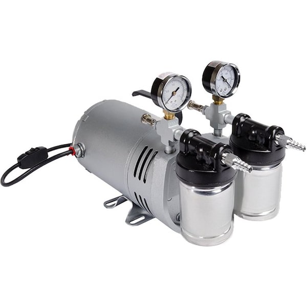 Gast Vacuum Pump, Rotary Vane, 1/4 HP, 26 In HG 0523-V4-G588NDX - main