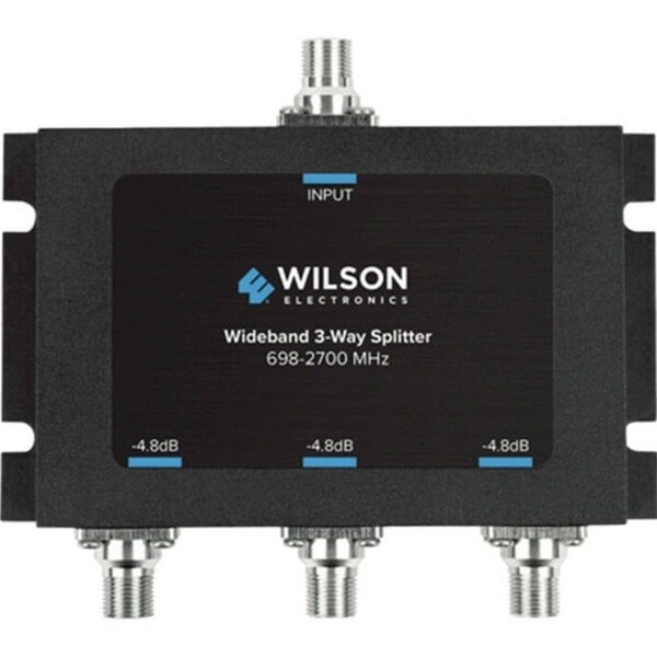 Wilsonpro Wilson -4.8dB 3-Way Splitter 698-2700MHz, 75ohm - 850035 - 2.70 GHz - 698 MHz to 2.70 GHz 850035 - main