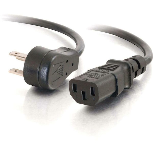 C2G 3ft UNIVERSAL FLAT PANEL POWER CORD TAA 27901 - main