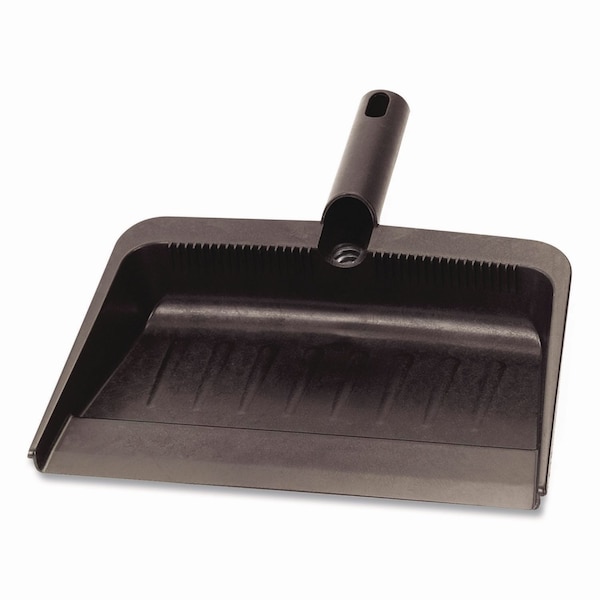 Carlisle Foodservice Flo-Pac Flexible Plastic Dustpan, 8 x 12, Plastic, Black 36143703 - main