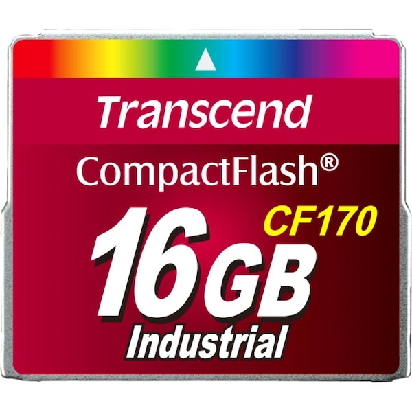 Transcend Information Transcend CF170 16 GB CompactFlash - 91.59 MB/s Read - 20.76 MB/s Write TS16GCF170 - main