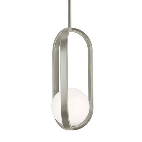 Afx Milan, 7'' LED Pendant, Satin Nickel MLNP07LAJUDSN - main