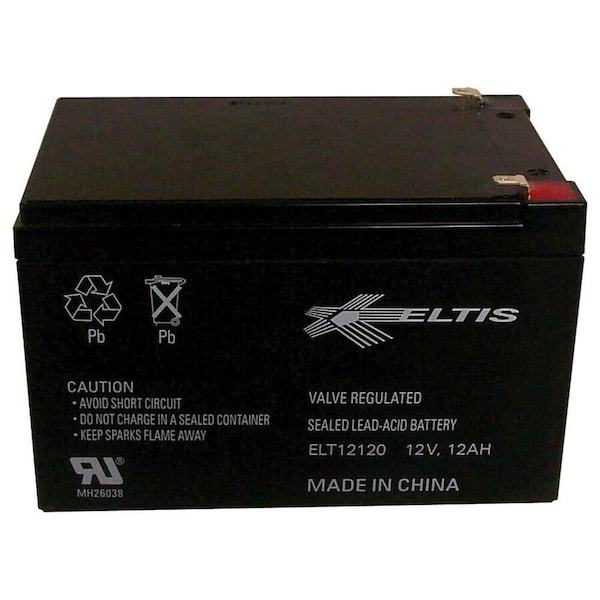 Altronix Lead Acid Battery- 12VDC/12Ah BT1212 - main