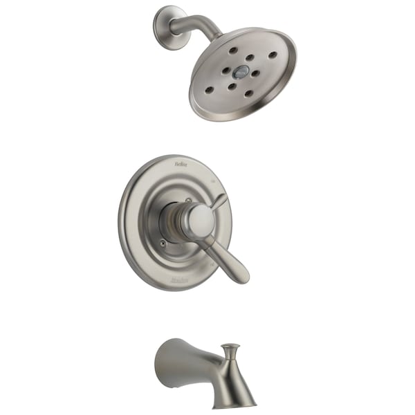 Delta Lahara Monitor 17 Series H2Okinetic Tub & Shower Trim In Stainless T17438-SSH2O - main