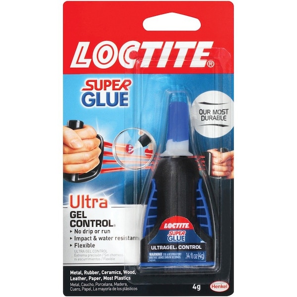 Loctite Ultra Gel Control Super Glue, Clear, 0.14 fl oz LOC1363589 - main