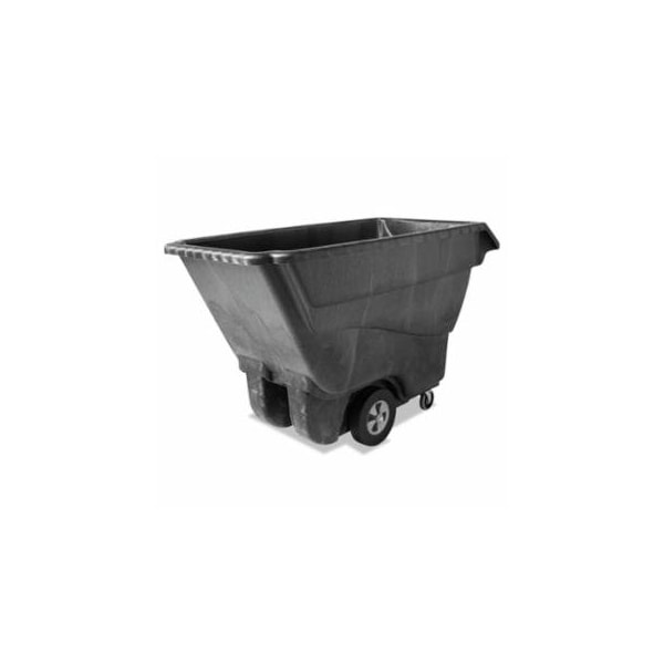 Rubbermaid Commercial Structural Foam Tilt Trucks, 1 cu yd, 1,250 lb 640-FG9T1500BLA - main