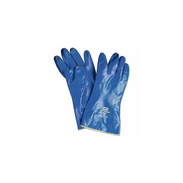North Nitri-Knit, Supported Nitrile Gloves, Blue, Large, 6PK 068-NK803IN/12 - main