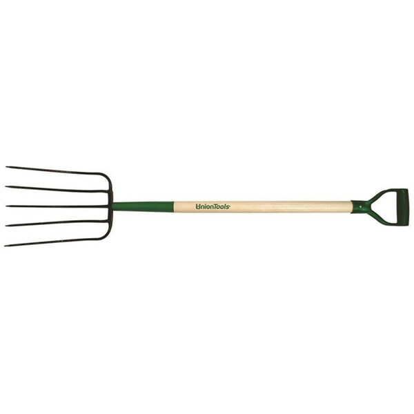 Patioplus Tough Duty Compost Fork, 36 in. North American Ash D-Grip Handle PA3678986 - main