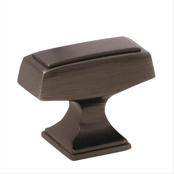 Amerock Mulholland 1-1/2 inch 38mm Length Gunmetal Cabinet Knob 2000748 - main