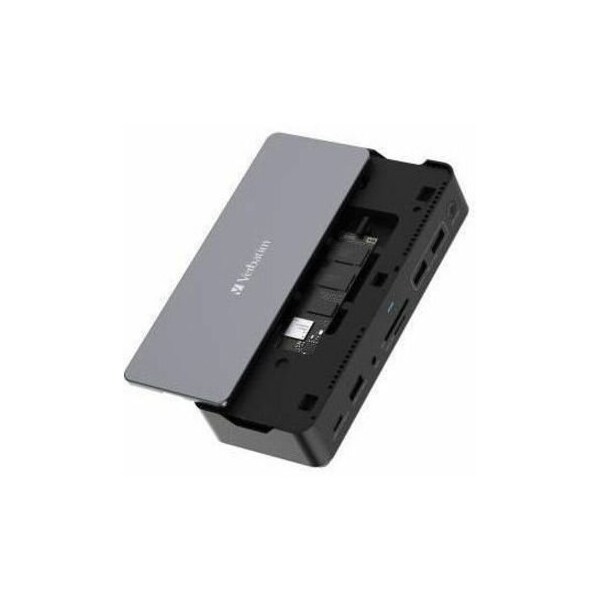 Verbatim Americas USB-C PRO DOCKING STATION 15-IN-1 SSD ENCLOSURE 32173 - main