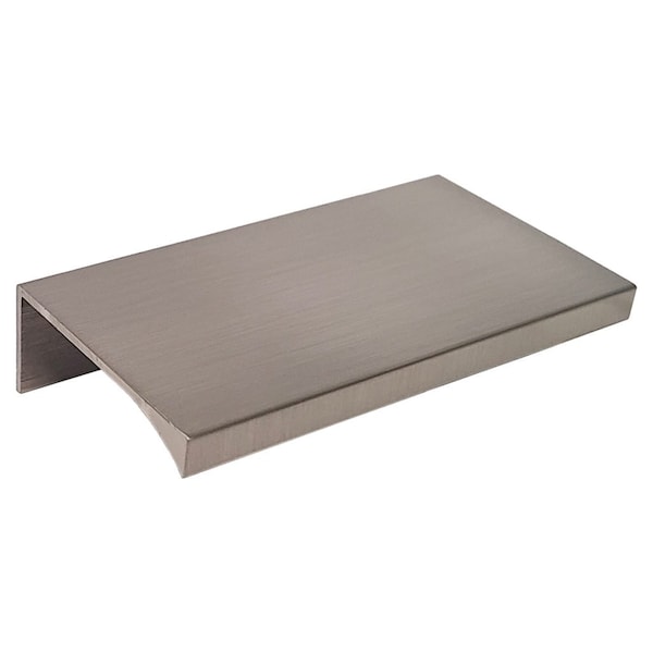 Pride Industrial 3in Aluminum Tab Cabinet Pull with 1-4/5in Center to Center Satin Nickel Finish P1803SN - main