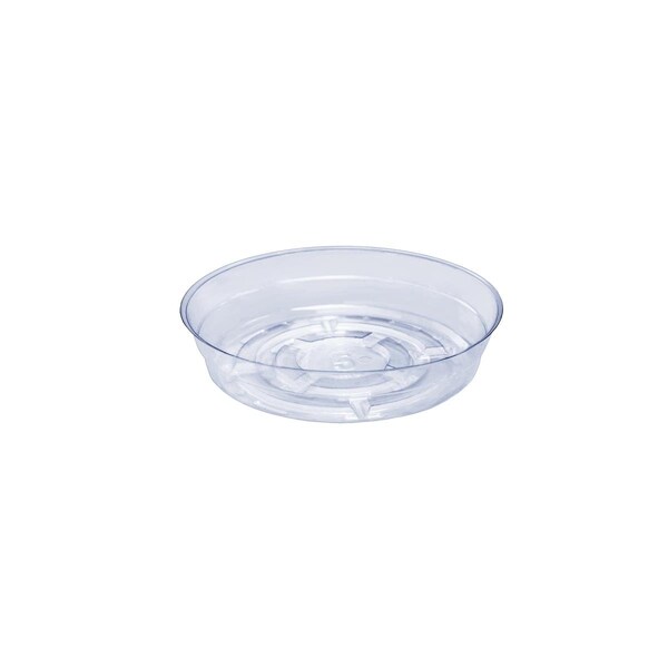 New Courtyard 5 in. Vinyl Plant Saucer, Clear NE3135197 - main
