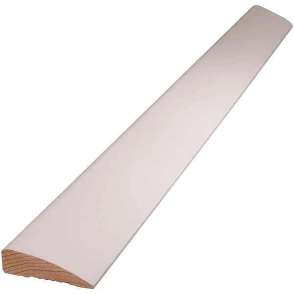 Alexandria Moulding 11/16'' W.x2-1/4'' H.x7 ' L. Wht Finger Joint Pine Ranch Casing 0W327-93084C1 - main