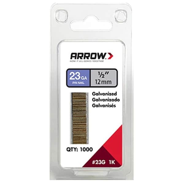 Gourmetgalley 23G12-1K .5 in. Pin Nails, 23 Gauge, 1000PK GO698864 - main