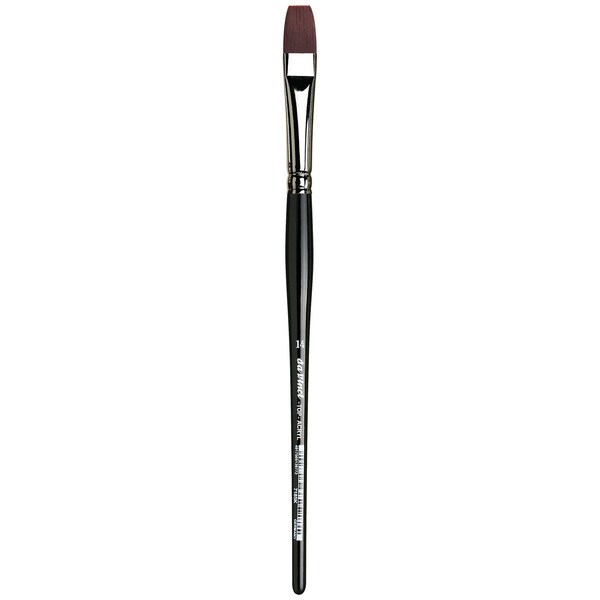 Da Vinci TOP-ACRYL Bright Red-Brown Brush, Synthetic, Acrylic & Oil, Flat, Series 7185K, Size 14 VA-7185K_14 - main