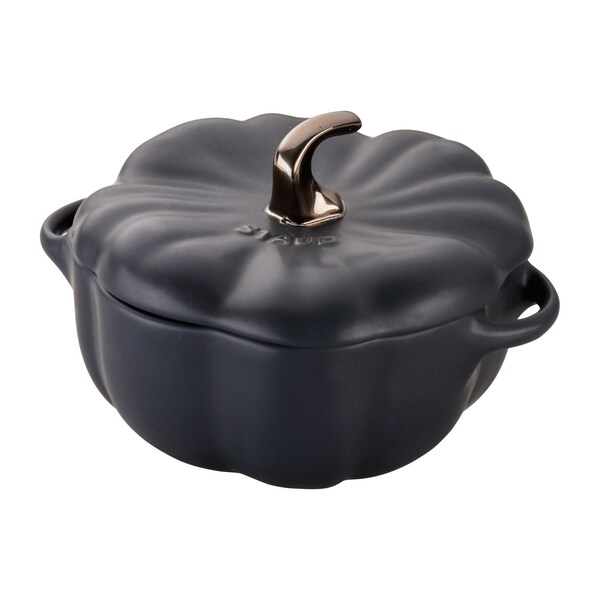 Staub Ceramic 24-oz Pumpkin Cocotteand, Matte Black 1003825 - main