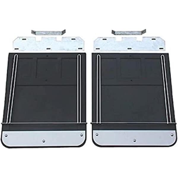 Go Industries Dual Wheel Stainless Mud Flap Set for 2011-2013 F250 F350 Superduty GOIS70731SET - main