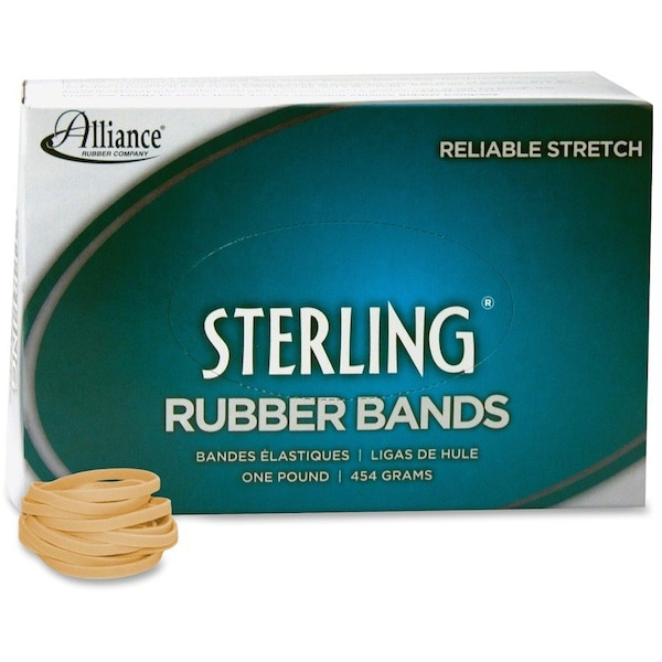 Alliance Rubber Alliance, STERLING RUBBER BANDS, SIZE 30, 0.03in GAUGE, CREPE, 1 LB BOX, 1,500/BOX 24305 - main