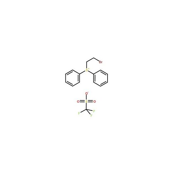Ak Scientific (2-Bromoethyl)diphenylsulfonium trifluoromethanesulfonate (5g), CAS 247129-85-7 4027AL-5g - main