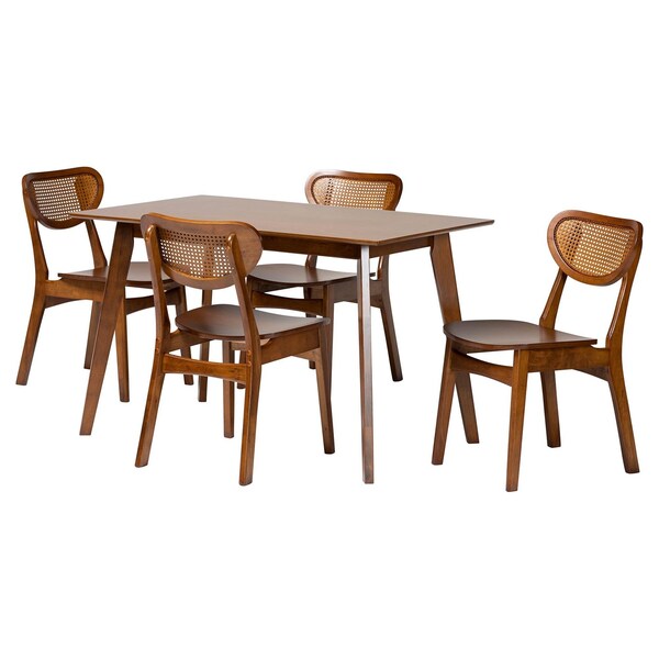 Baxton Studio Kristy Dining Set, 5-Piece 269-13411-11644-ZORO - main