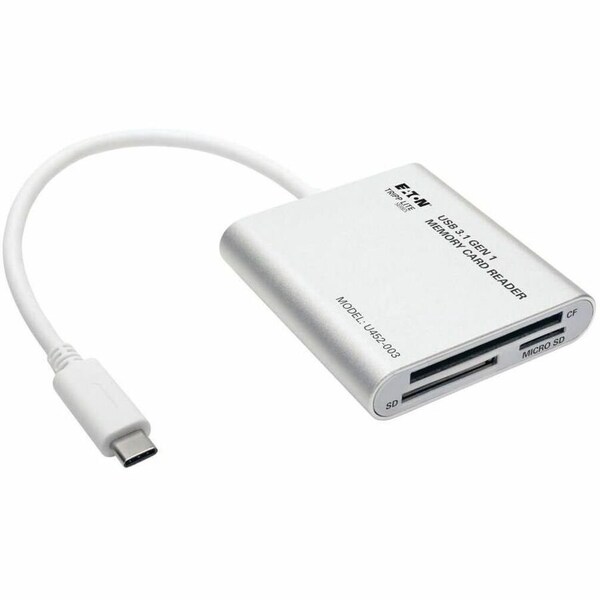 Tripp Lite USB 3.1 GEN 1 USB TYPE-C USB-C MULTI-DRIVE SMART-CARD FLASH-MEMORY MEDIA READE U452-003 - main