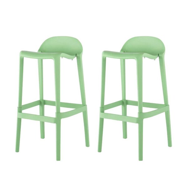 Lagoon Indoor and Outdoor Joyous Resin Bar Stool, 2PK 7057VB-BBLGS - main
