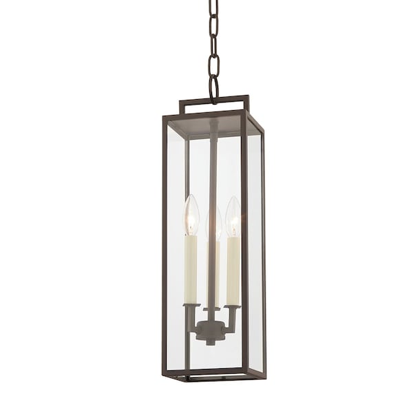 Troy Lighting Beckham 3 Light Exterior 21.3 In. Textured Bronze F6387-TBZ - main