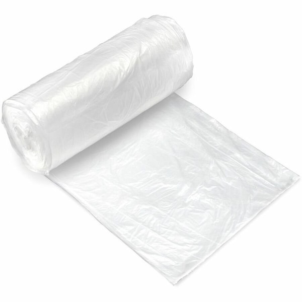 Integrated Bagging Systems High-Density Commercial Can Liners, 4 gal, 6 mic, 17in x 18in, Clear, Perforated Roll, 2000PK EC171806N - main