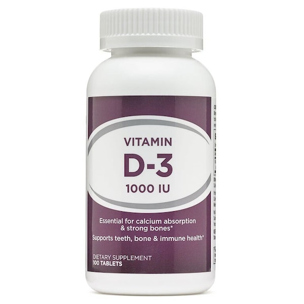 Generic Vitamin D3, 25mcg (1000 IU), 100PK 31604026752 - main