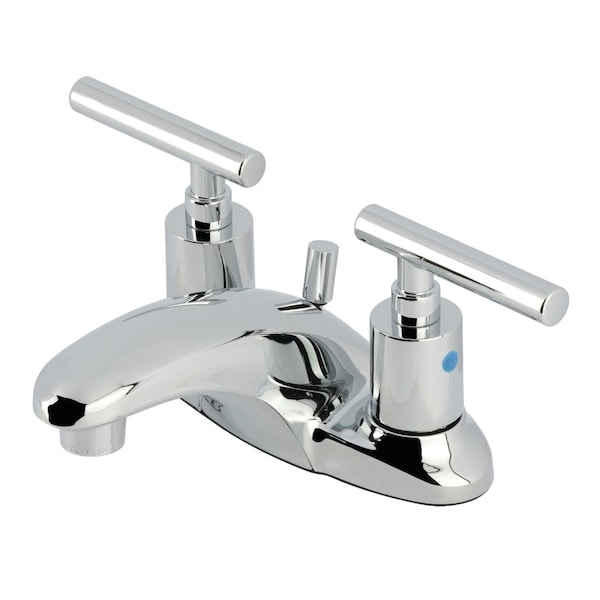Kingston Brass Double-Handle 4" Centerset Bathroom Faucet with Pop-Up Drain, Polished Chrome FB8621CML - main