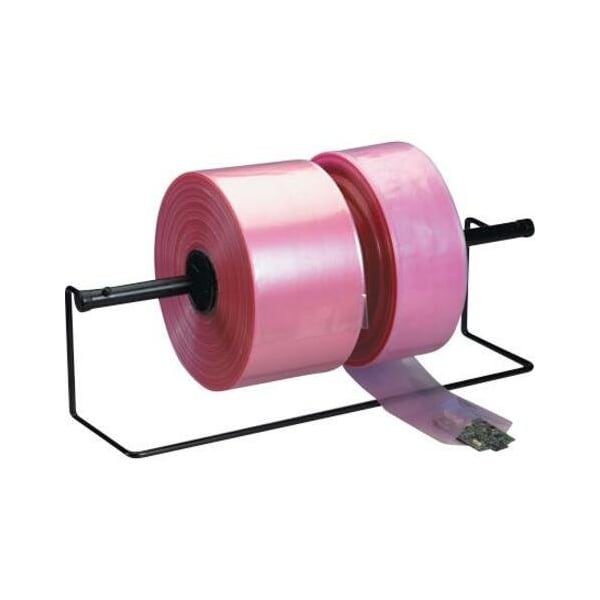 Partners Brand Anti-Static Poly Tubing, 4 Mil, 12" x 1075', Pink, 1/Roll PTAS1204 - main