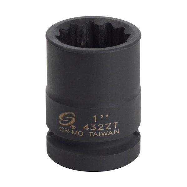 Sunex 3/4 in Drive 1 in 12-Point Thin Wall Impact Socket 432ZT - main